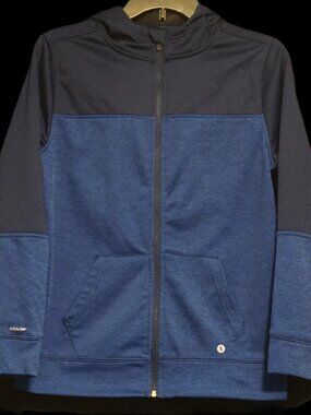 Xersion Navy and Heather Royal Blue Jacket Boys Large